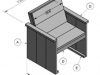 Wooden chair construction drawings and woodworking plan.