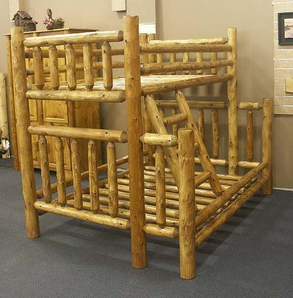 Plans For Bedroom Furniture, How To Make A Log Bed Frame