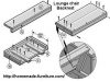 How to make the backrest for a wooden lounge chair.