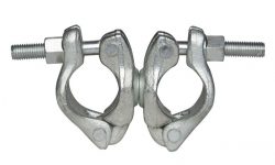 Swivel clamp for scaffold tubes.